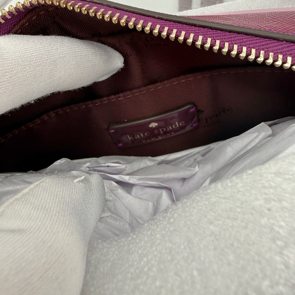 Kate Spade Oh Snap Mini Camera Bag Dark Raspberry - Picture 8 of 16